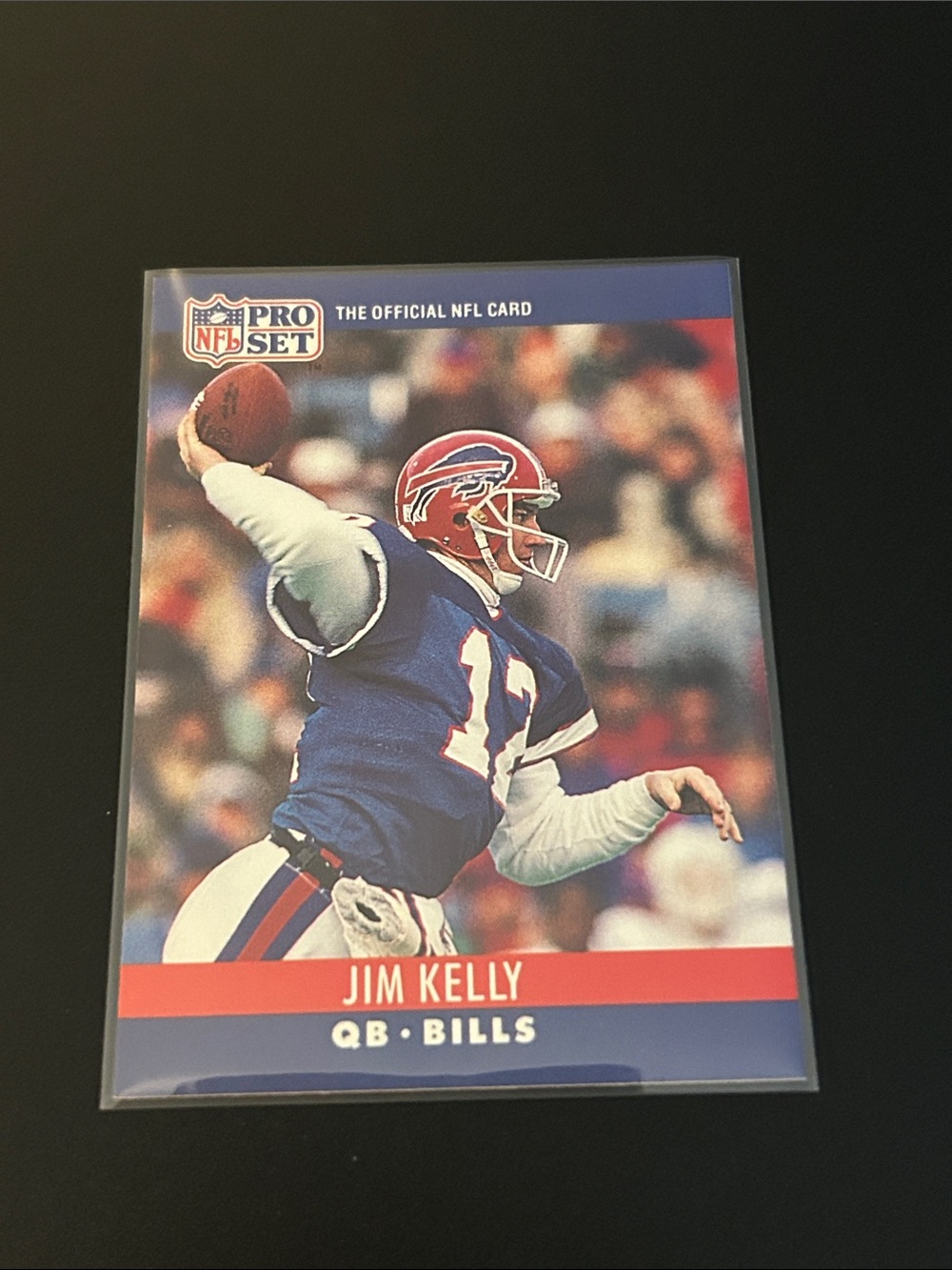 Jim Kelly Buffalo Bills Football Trading Card - NFL Pro Set